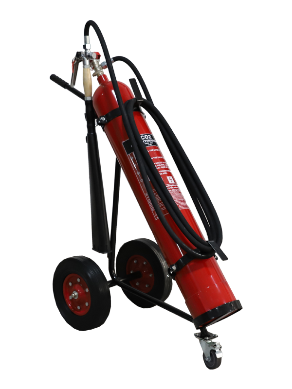 EN1866-1 10kg(2x5kg) Mobile CO2 Fire(alloy-steel)