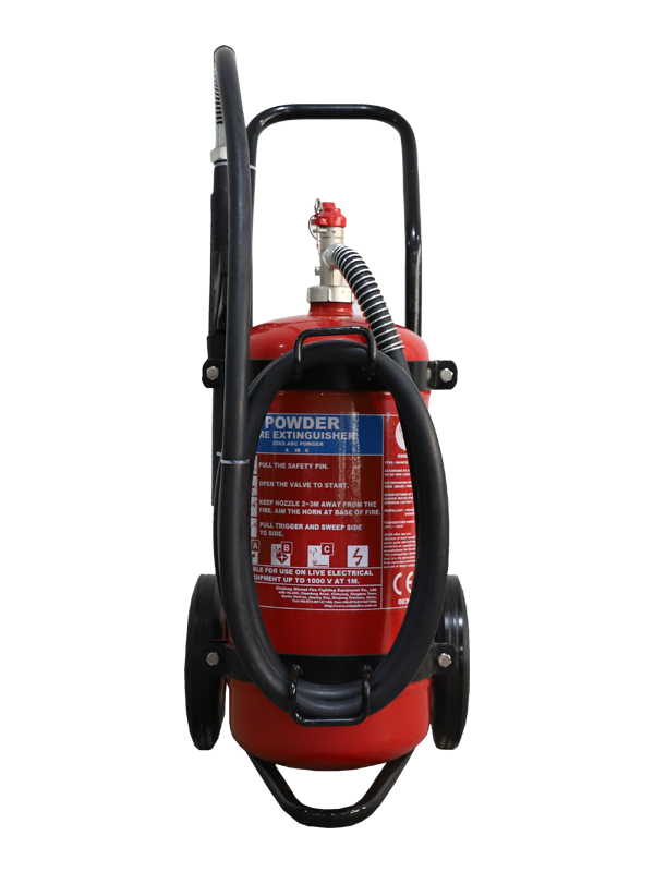 EN1866-1  25kg Mobile Dry Powder Fire Extinguisher