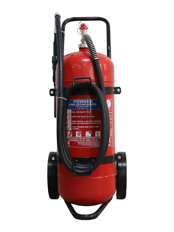 EN1866-1 50kg Mobile Dry Powder Fire Extinguisher