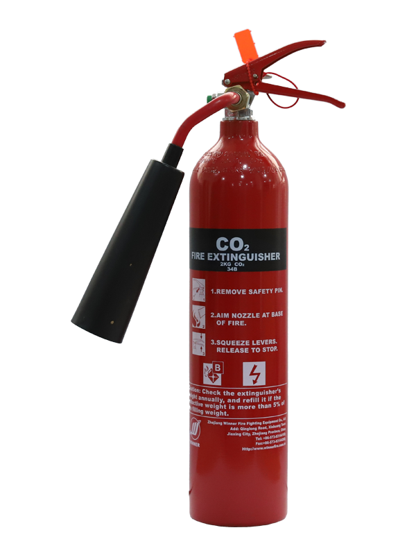 >EN3-7 2kg Portable CO2 Fire Extinguisher(PT215bar aluminium alloy)