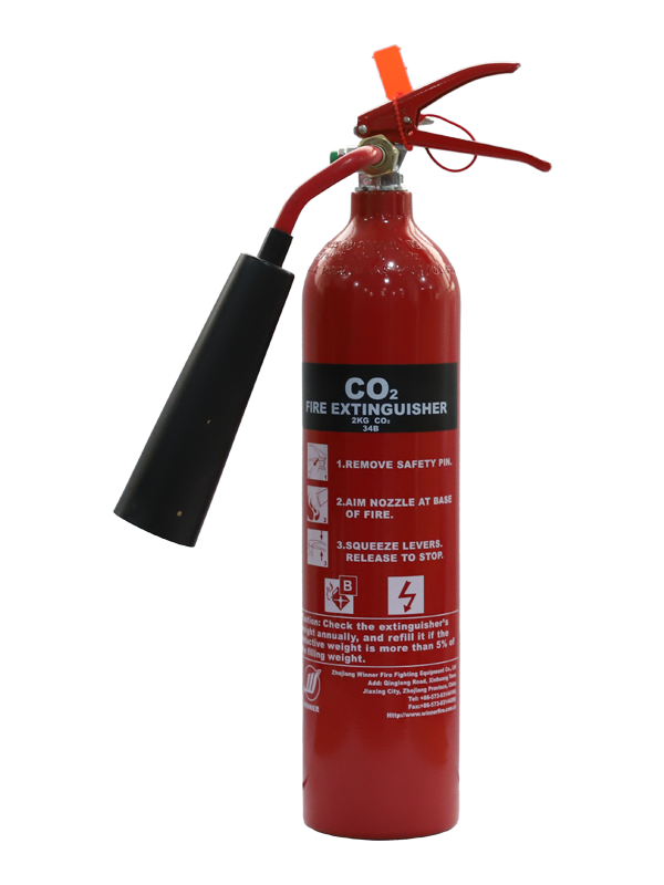 EN3-7 2kg Portable CO2 Fire Extinguisher(PT250bar aluminium alloy)