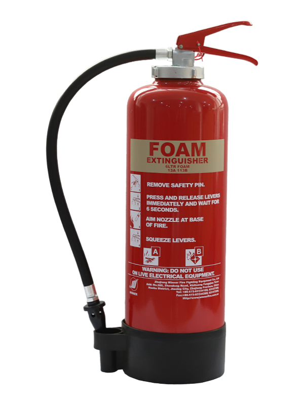 >EN3-7 6L Portable Foam Fire Extinguisher(With Internal Cartridge)