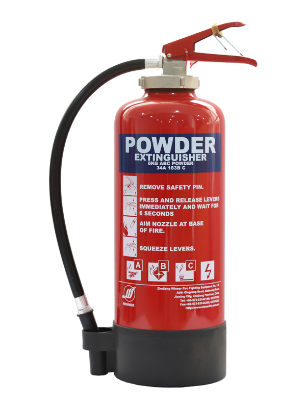 EN3-7 6kg  Portable Dry Powder Fire Extinguisher(With Internal Cartridge)