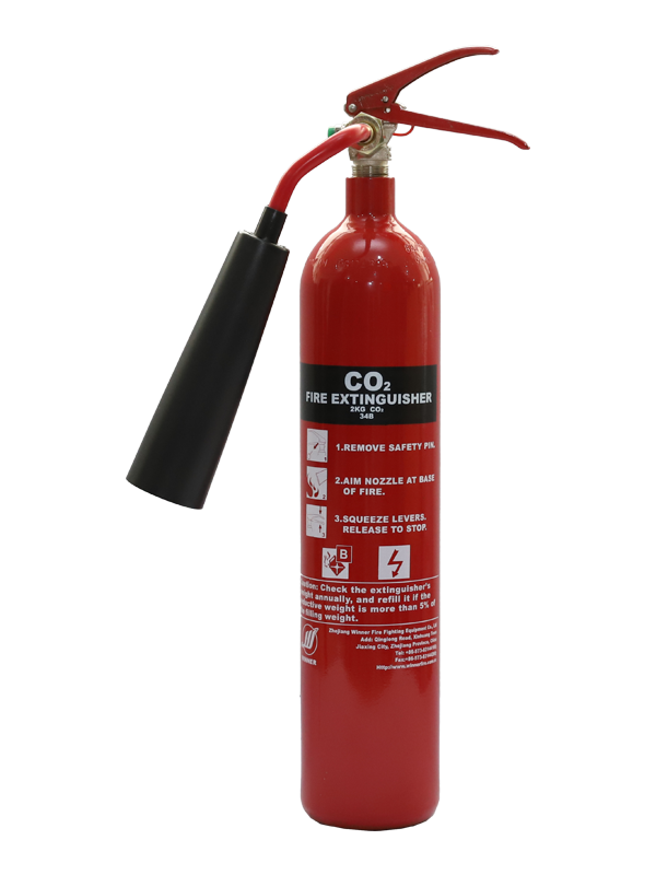 MED Approval 2kg Portable CO2 Fire Extinguisher(alloy-steel)