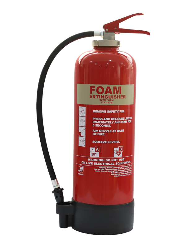 MED Approval 6L Portable Foam Fire Extinguisher(With Internal Cartridge)