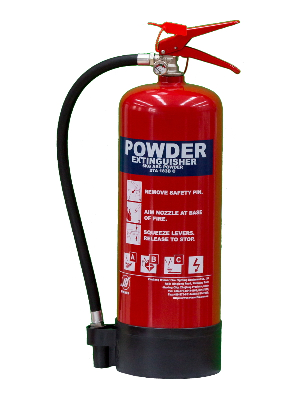 MED Approval 6kg Portable Dry Powder Fire Extinguisher(ABC40%)