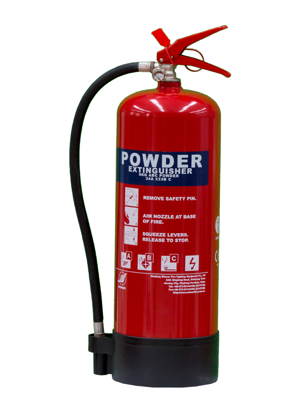 MED Approval 9kg Portable Dry Powder Fire Extinguisher(ABC40%)